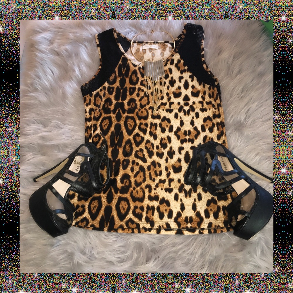 Cheetah print top